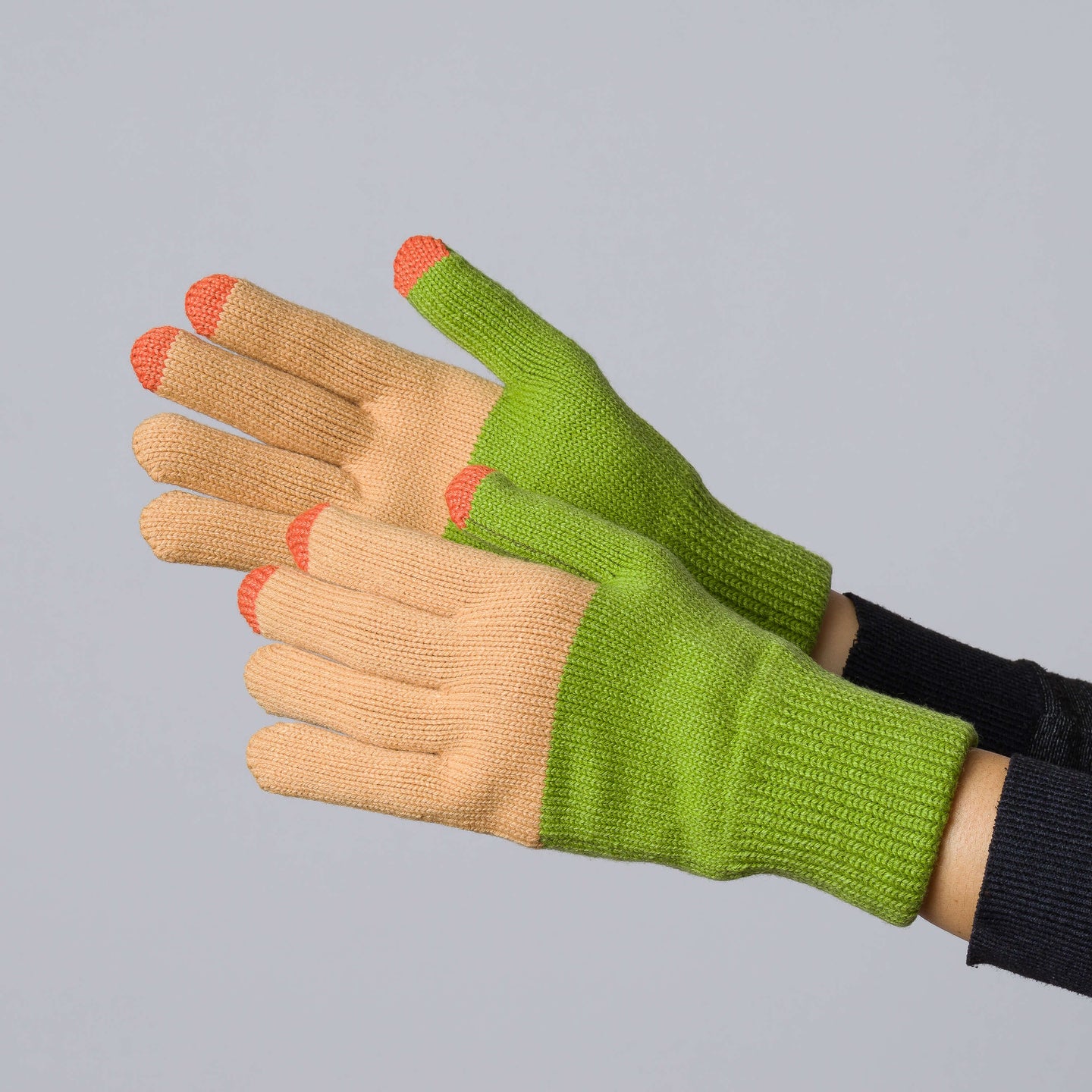 Colorblock Knit Touchscreen One Size Unisex Glove Colorful Fingertips Colorful Holiday Gift