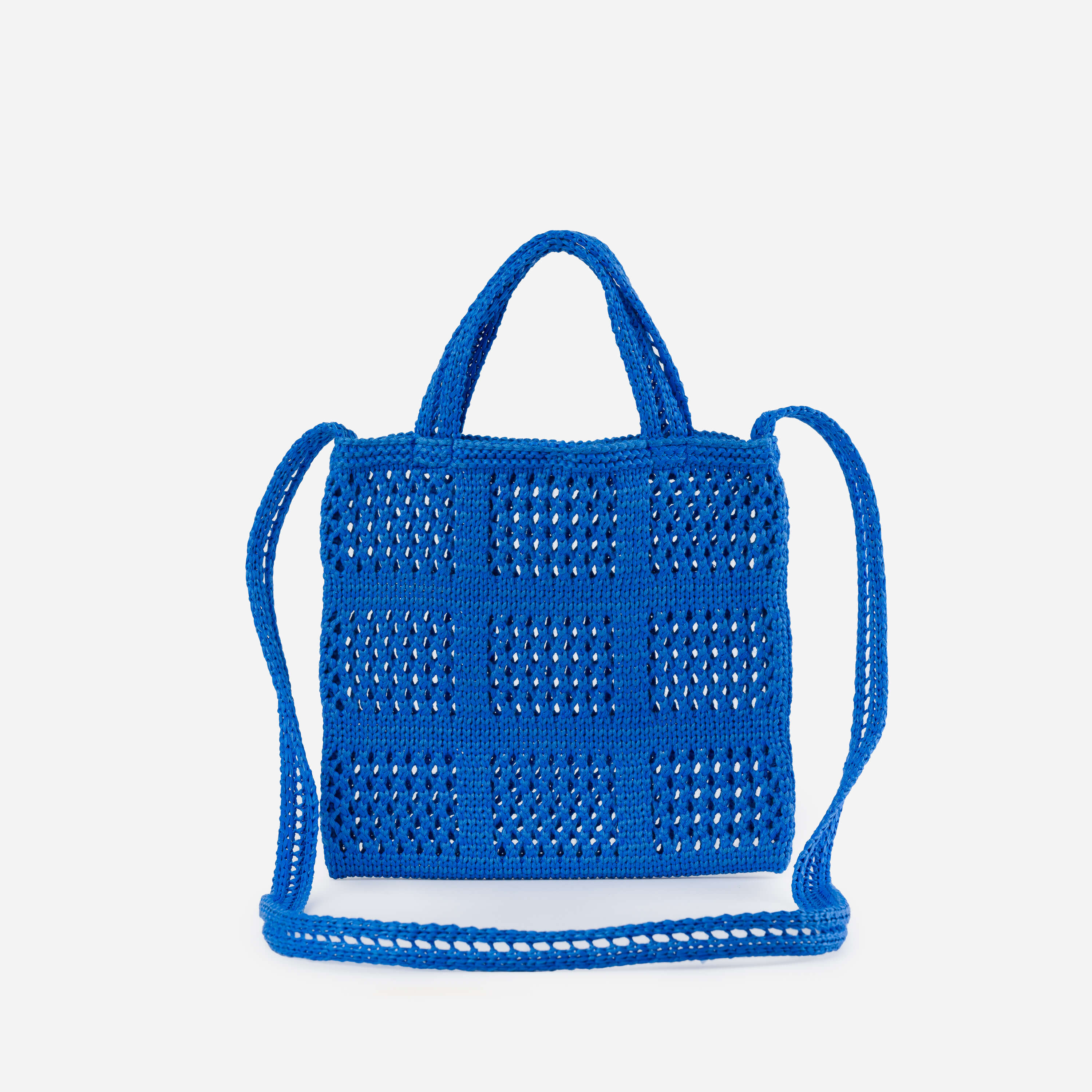 Raffia Crochet Grid Mini Bag – VERLOOP knits