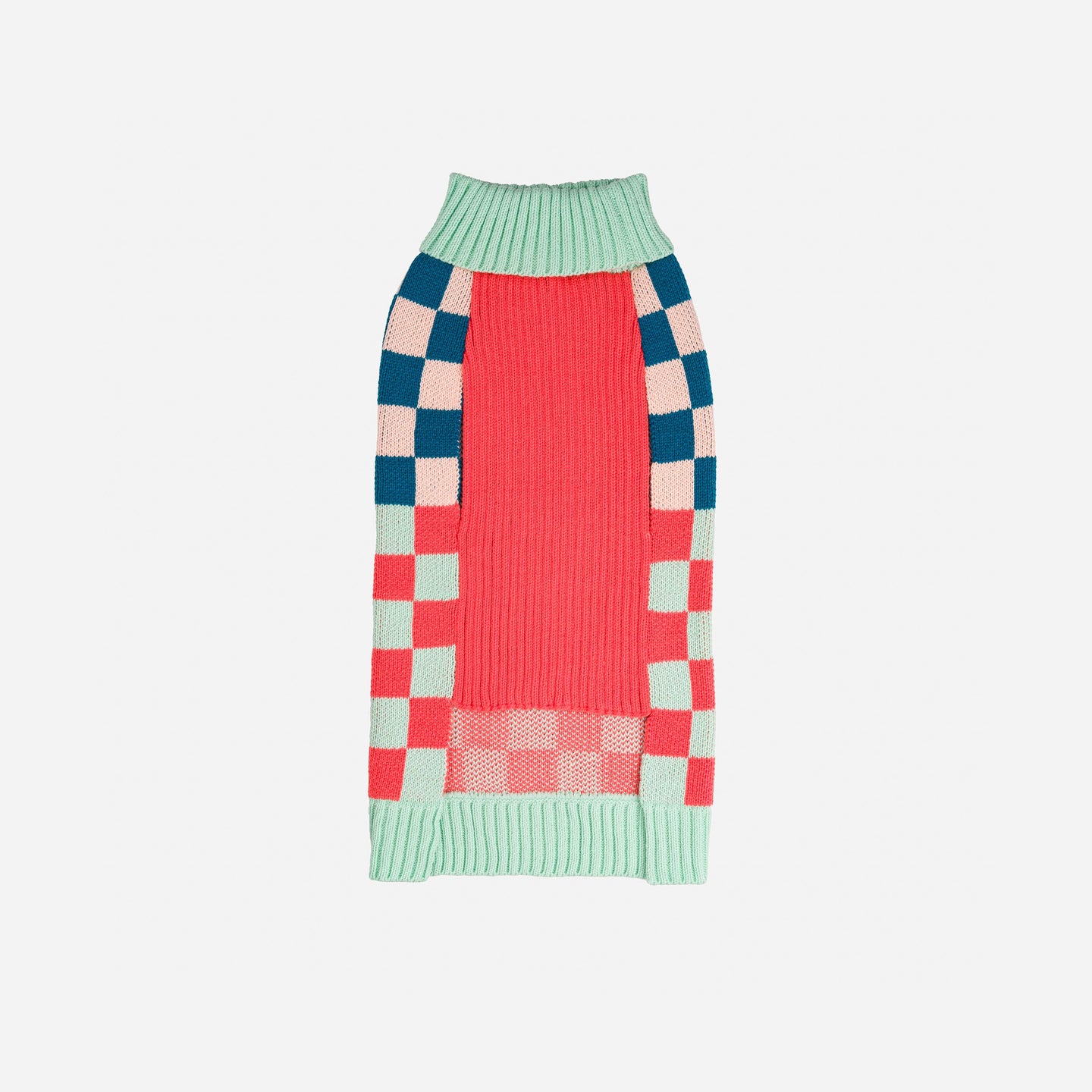 Checkerboard Dog Sweater