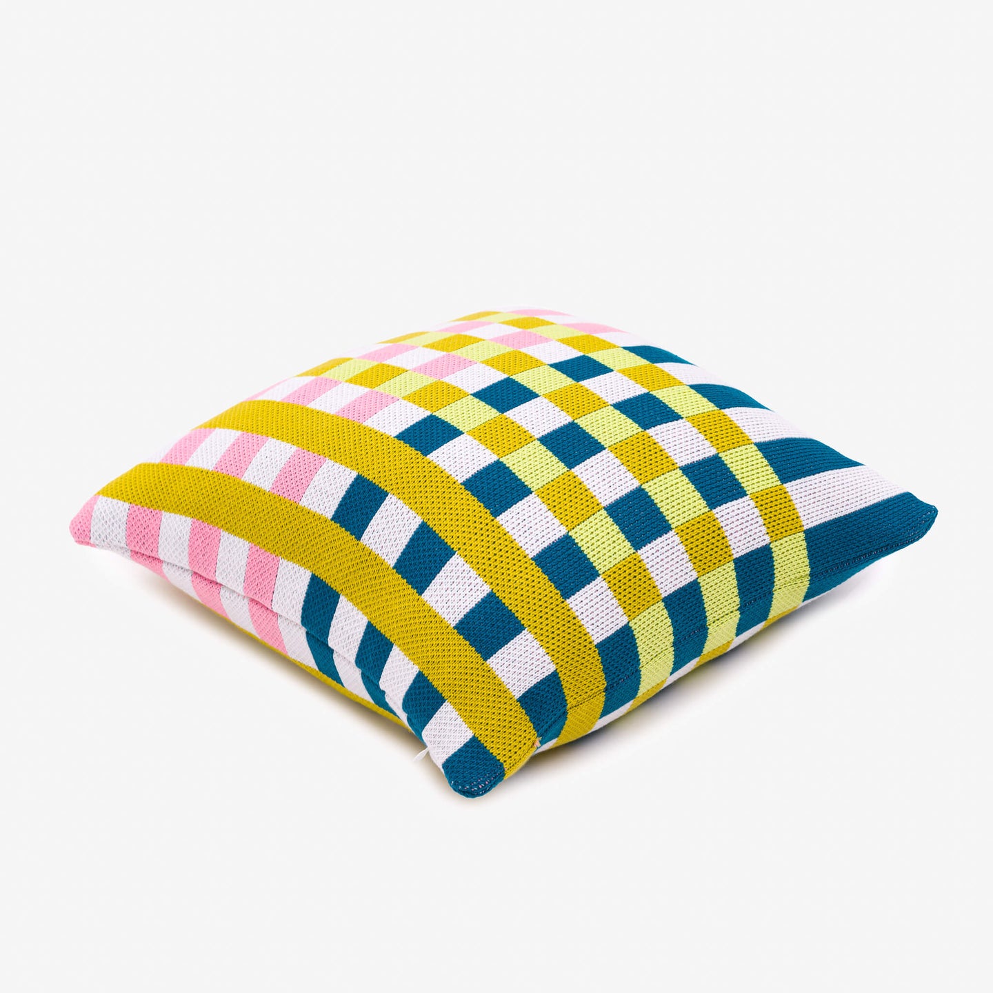 Square Square Stripe Gingham Checkerboard Knit Pillow Case