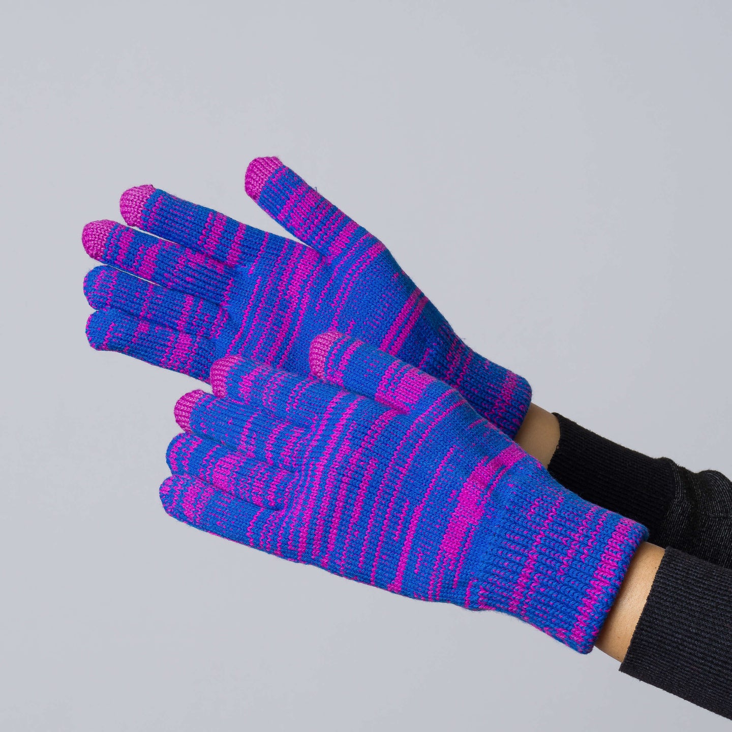 Trio Touchscreen Knit Winter Gloves Unisex Mens Stretch