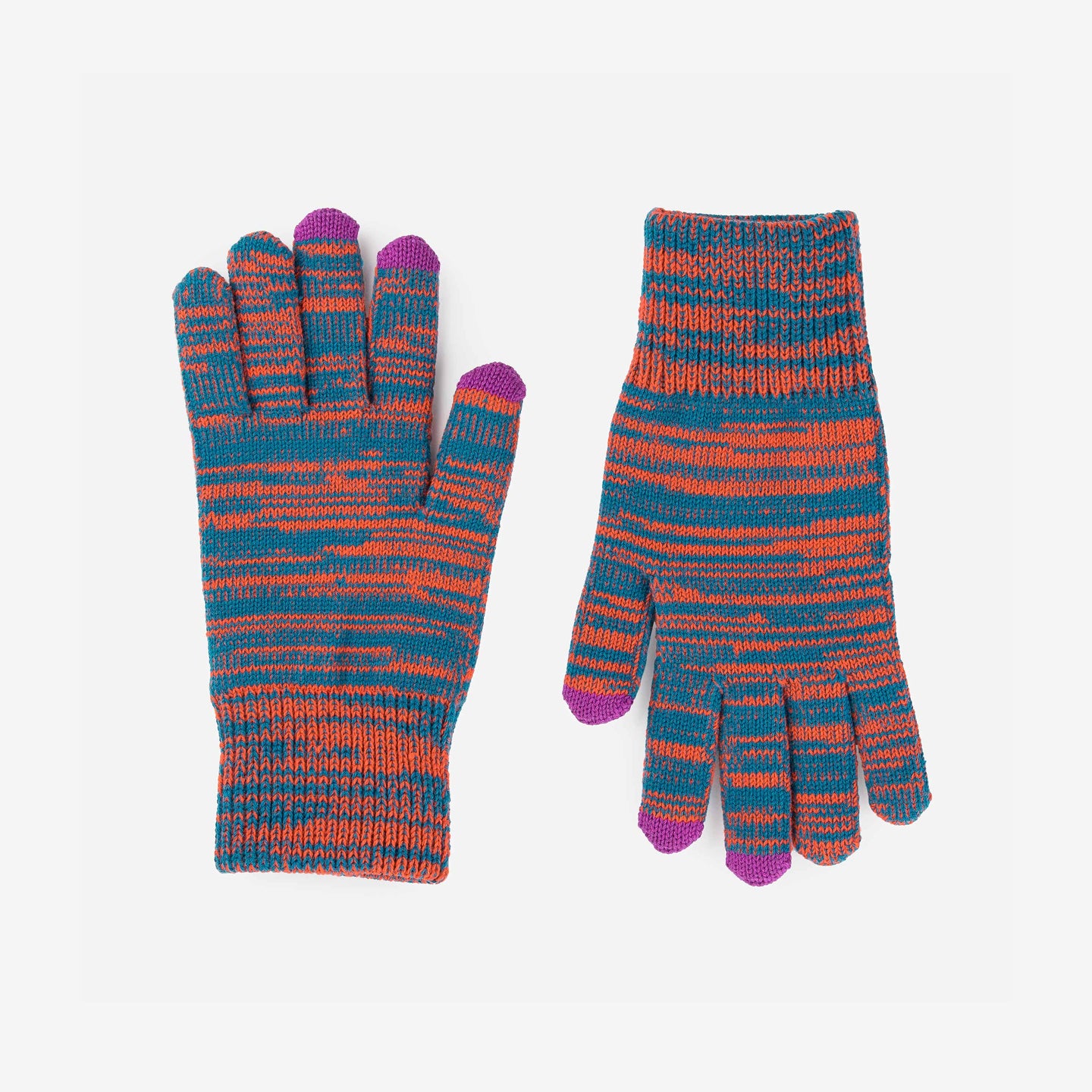 Twist Touchscreen Gloves Stretch Random Stripes