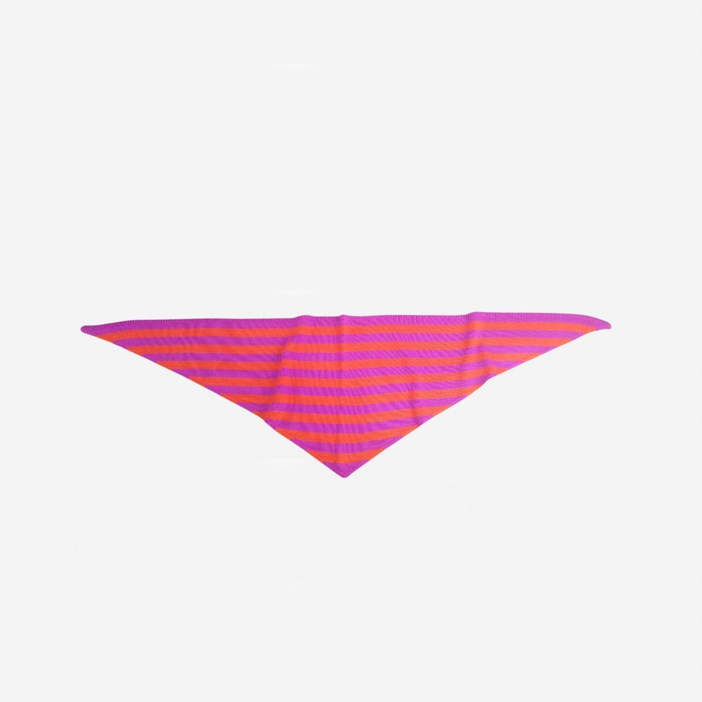 Simple Stripe Triangle Scarf