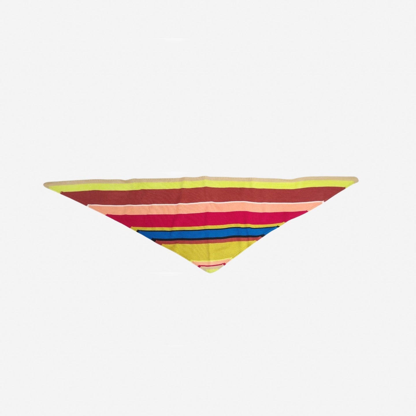 Multi Stripe Triangle Scarf