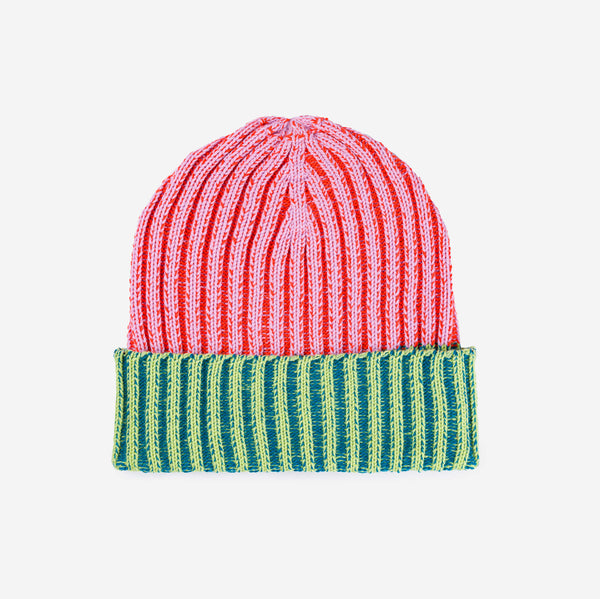 Poppy Lilac | Big Stripe Beanie
