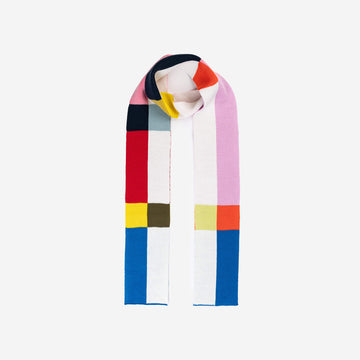 White | Chroma Skinny Scarf