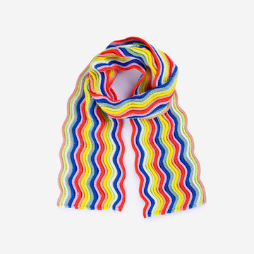 Rainbow | Circus Squiggle Scarf