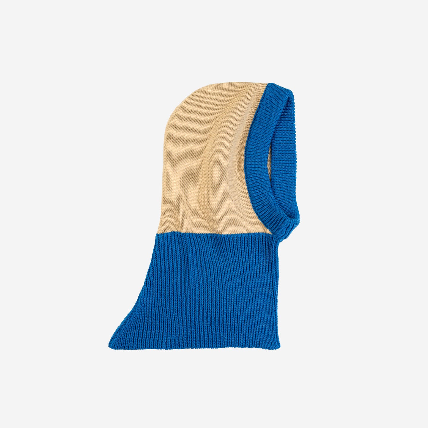 Colorblock Knit Hood