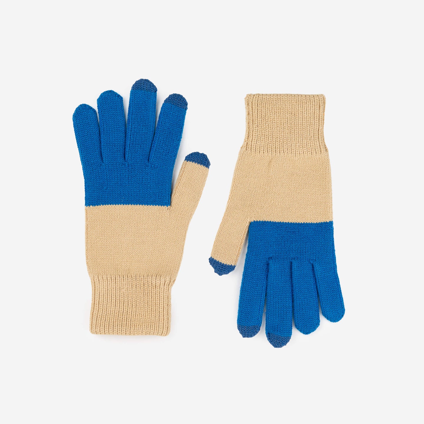 Colorblock Knit Touchscreen One Size Glove Colorful Fingertips Colorful Cute Gloves Holiday Gift