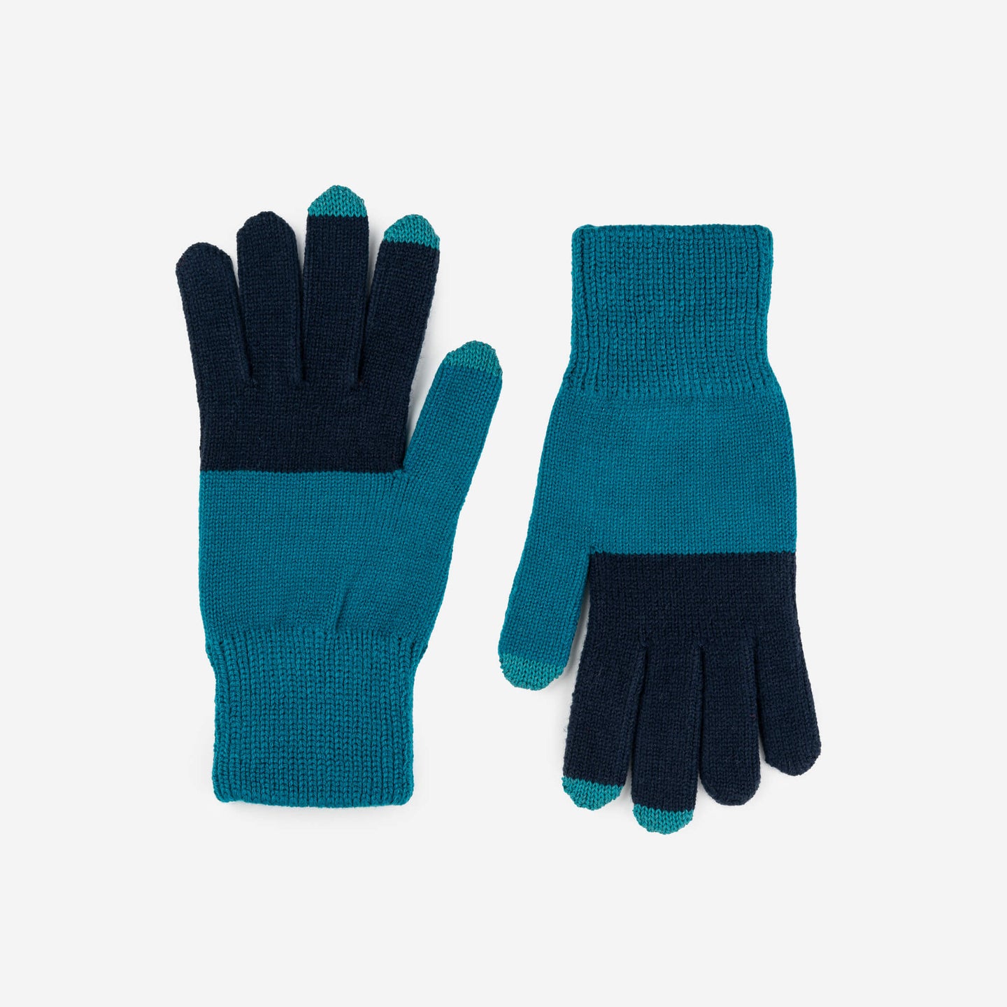 Colorblock Knit Touchscreen One Size Glove Colorful Fingertips Colorful Cute Gloves Holiday Gift