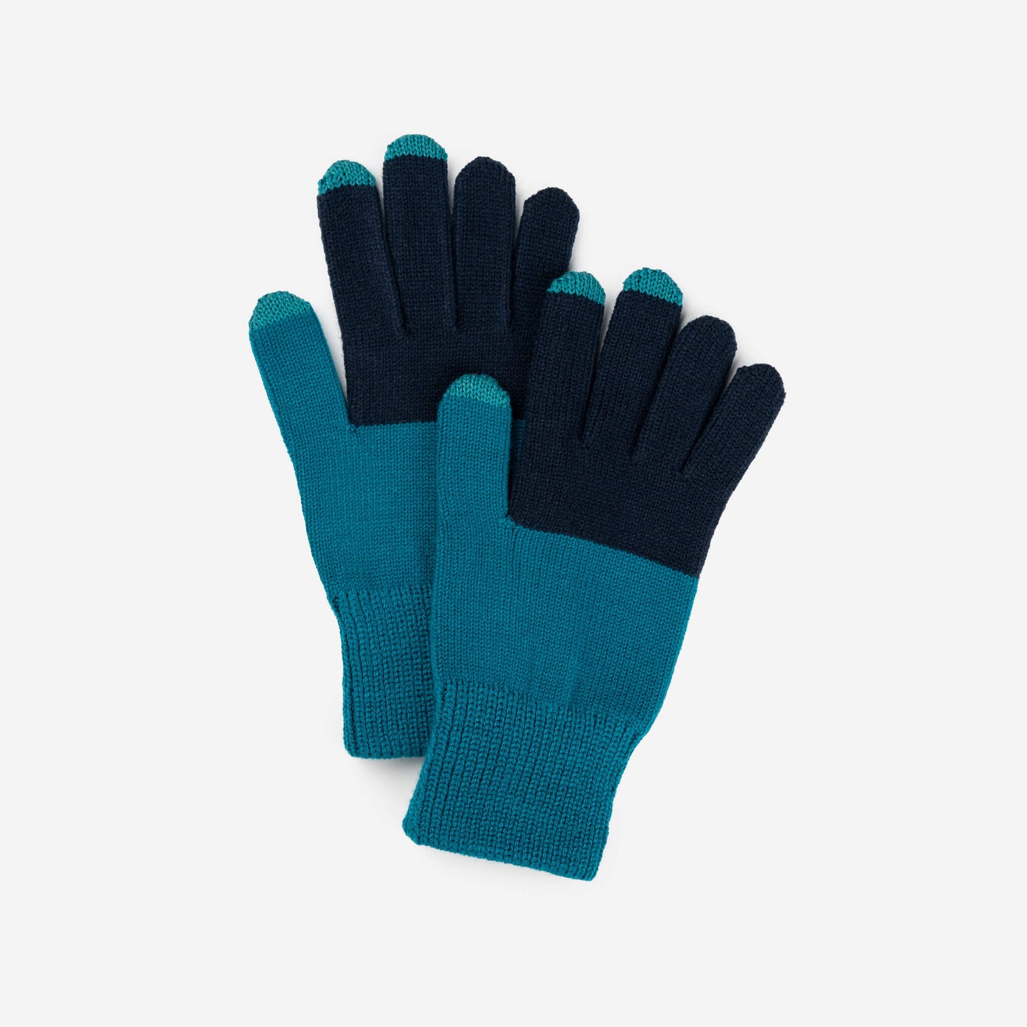 Colorblock Knit Touchscreen One Size Glove Colorful Fingertips Colorful Cute Gloves Holiday Gift