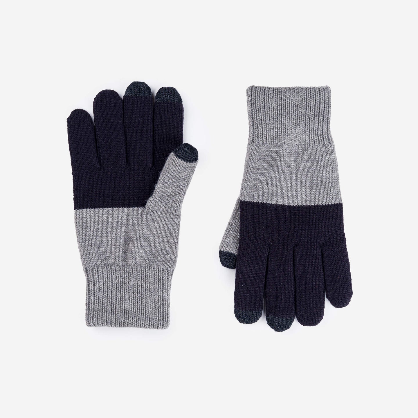 Mens Touchscreen Knit Gloves Extra Large Hands Stretch
