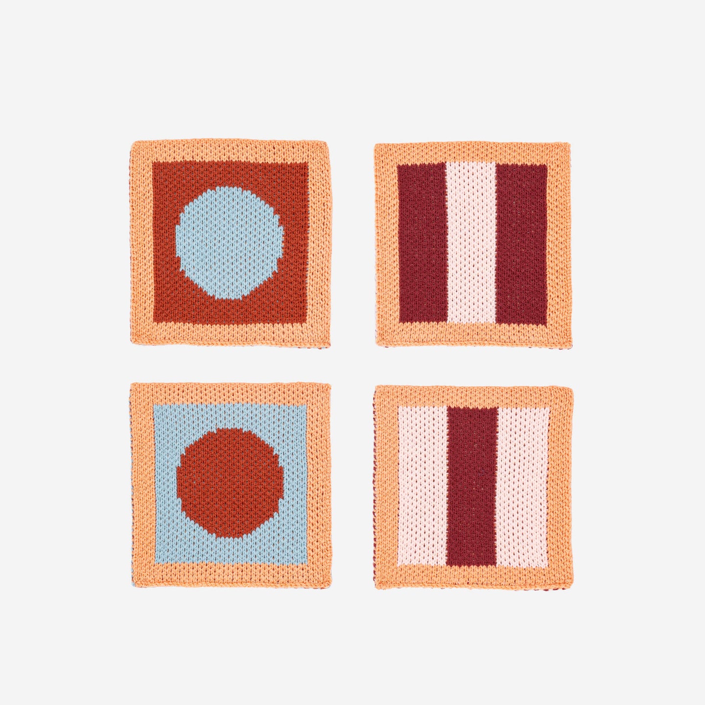 Stripe Dot Coaster Set