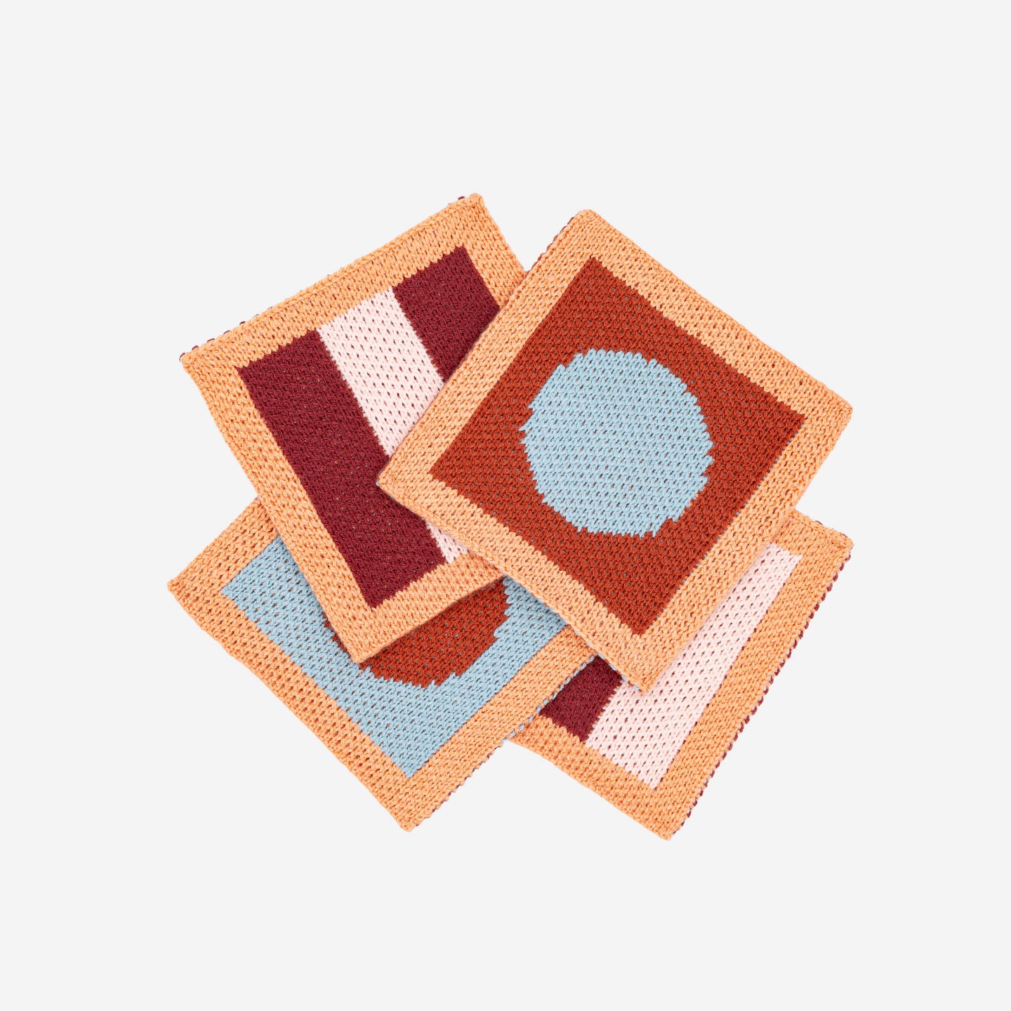 Stripe Dot Coaster Set