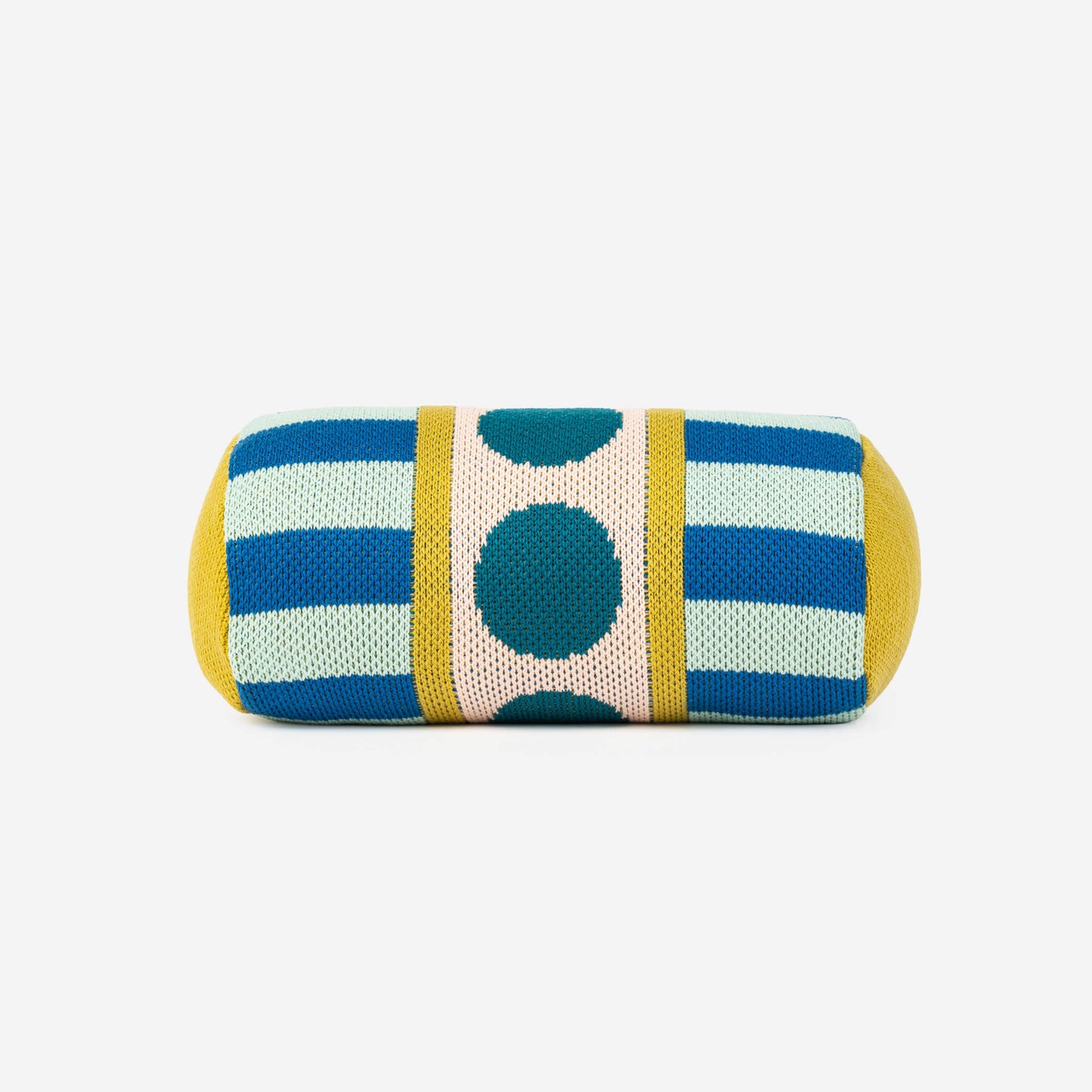 Stripe Dot Bolster Pillow