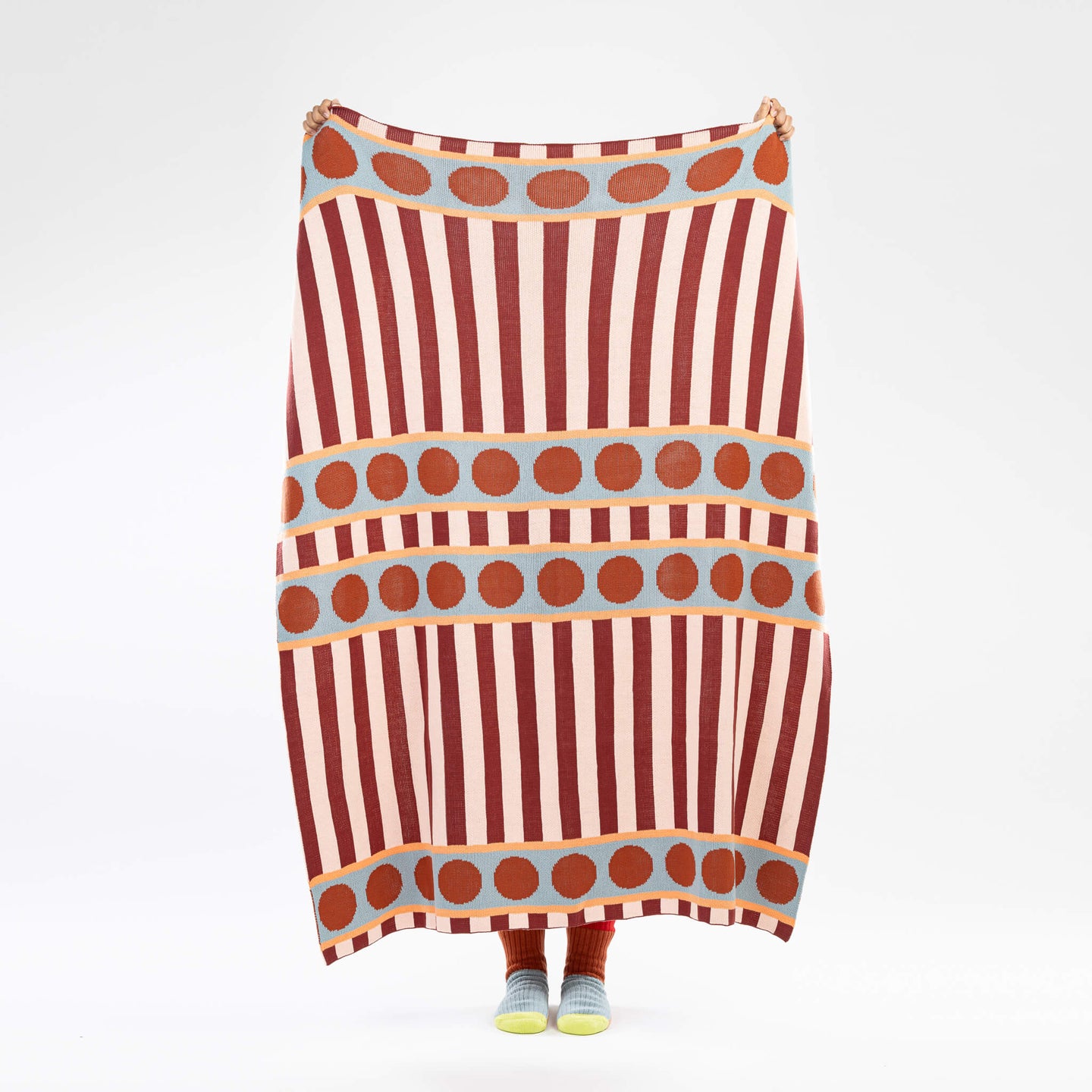 Stripe Dot Throw