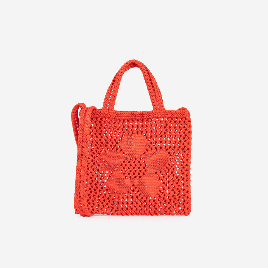 Raffia Crochet Flower Mini Bag – VERLOOP | knits