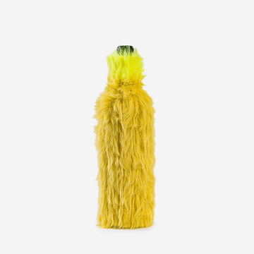 Golden Olive | Faux Fur Bottle Sleeve