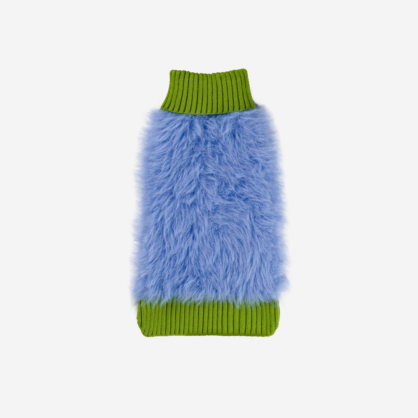 Furry Faux Fur Fuzzy Knit Dog Sweater Turtleneck Cute Fur