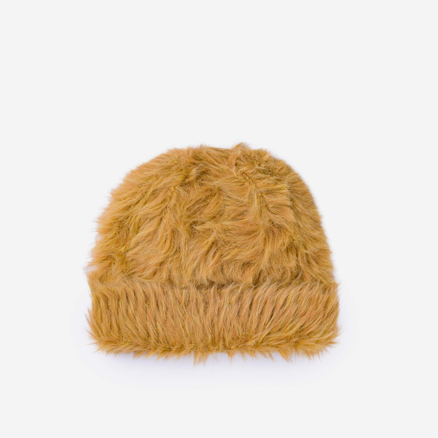 Periwinkle | Fuzzy Faur Fur Knit Beanie Slouchy Winter Hat Animal Spirit