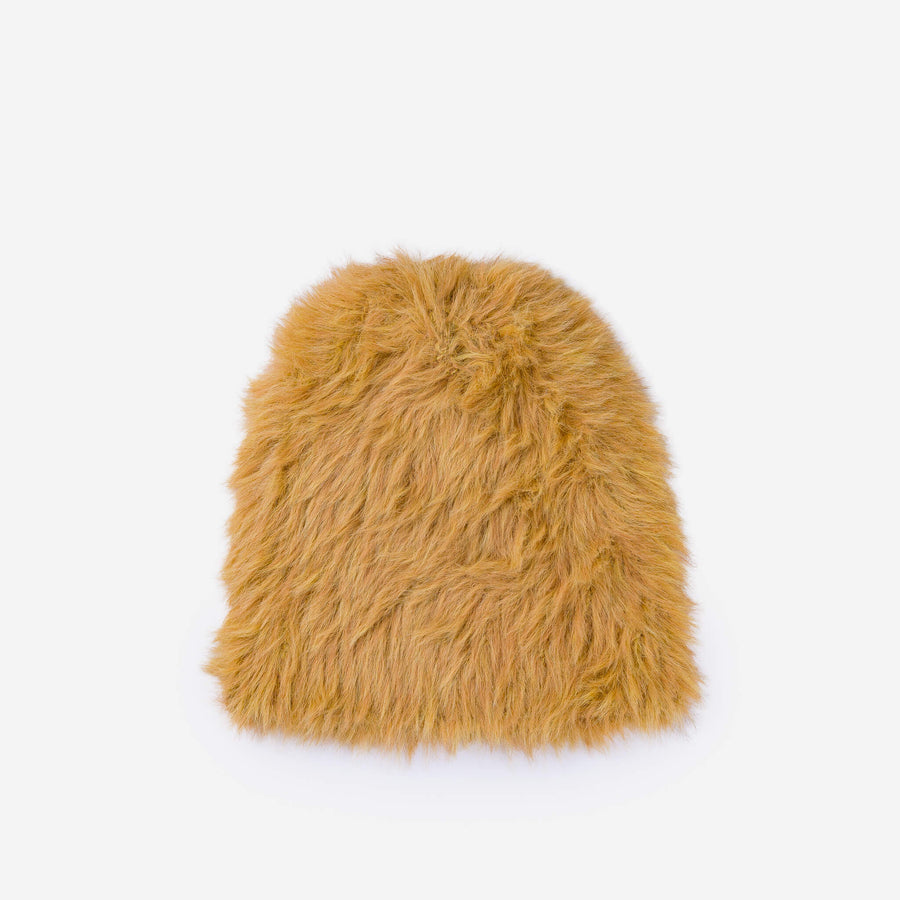 Periwinkle | Fuzzy Faur Fur Knit Beanie Slouchy Winter Hat Animal Spirit
