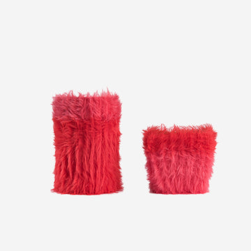 Poppy | Fur Planter Sleeve Set