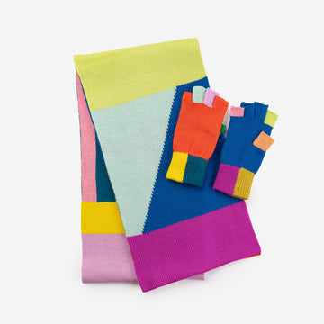 Rainbow | Mismatch Fingerless Gloves