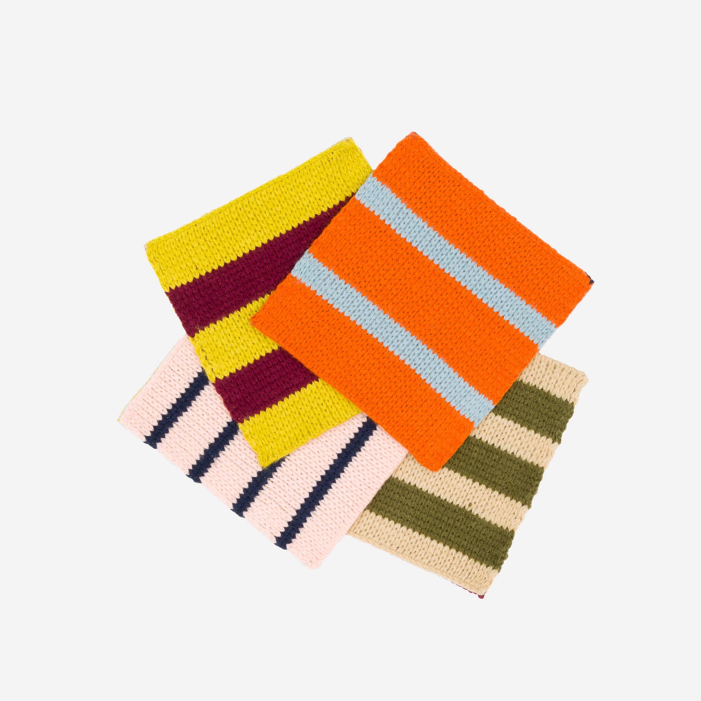 Patchwork Stripe Coaster Set