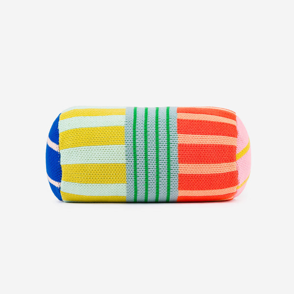 Rainbow | Patchwork Stripe Bolster Pillow