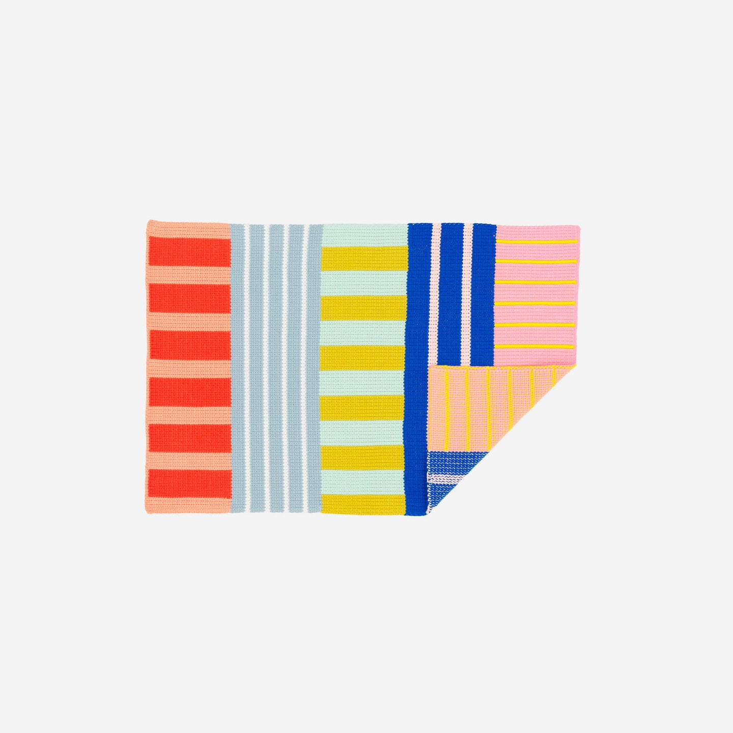 Patchwork Stripe Mini Rug