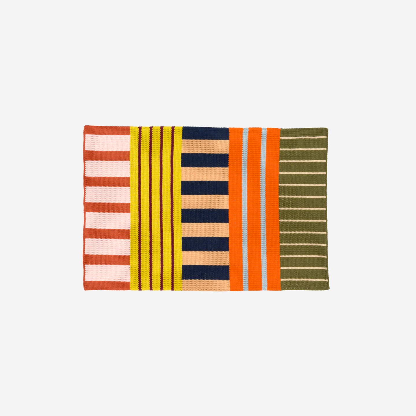 Patchwork Stripe Mini Rug