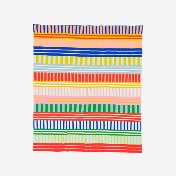 Rainbow | Patchwork Stripe Throw