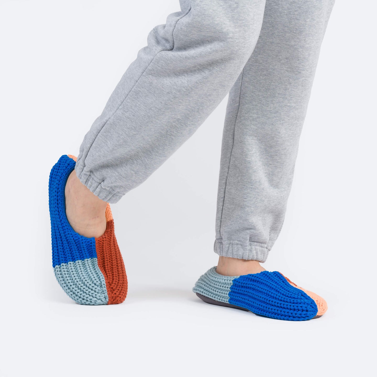 Quattro Rib Cozy Knit Mismatch CuteSlippers