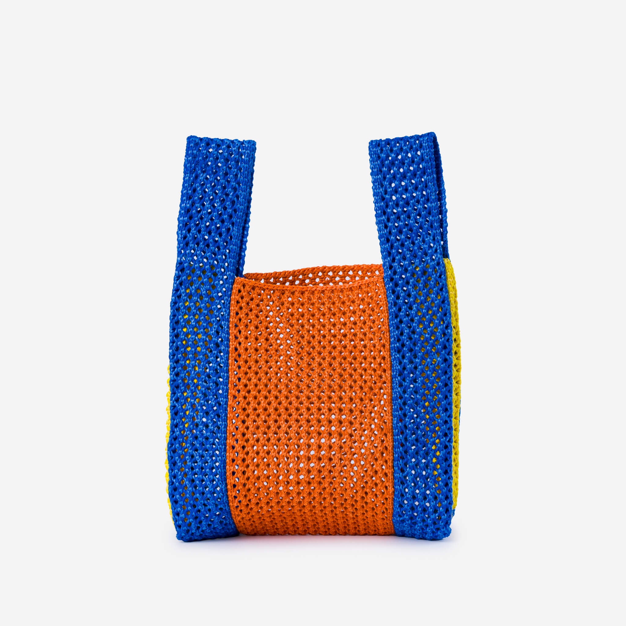 Raffia Mini Bag Knit - All purpose washable shopping bag