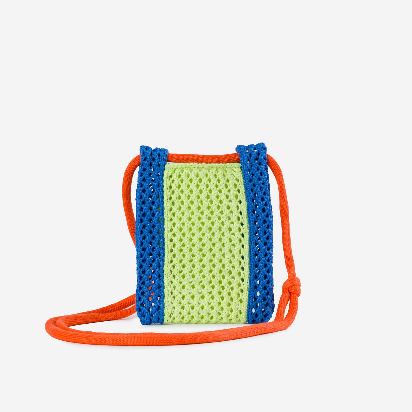 Raffia Crochet Knit Phone Sling Repurposed Cord Adjustable Iphone