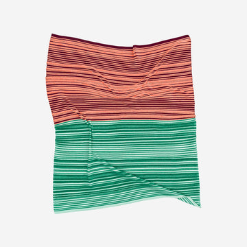 Wine Red Peach | Retro Chenille Throw 