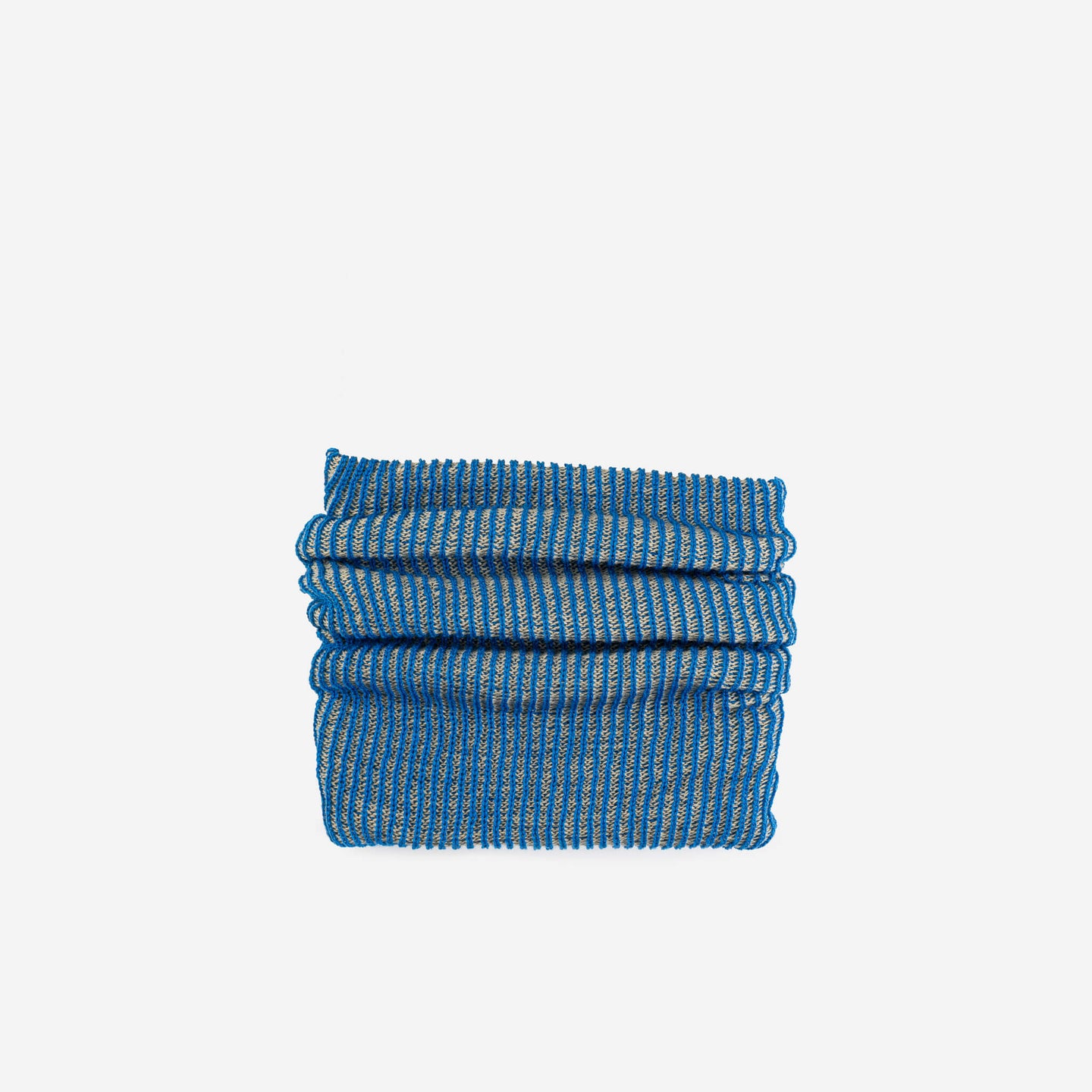 Two Tone Colorful Simple Rib Knit Snood Gaiter Neckwarmer Stretchy Holiday Gift