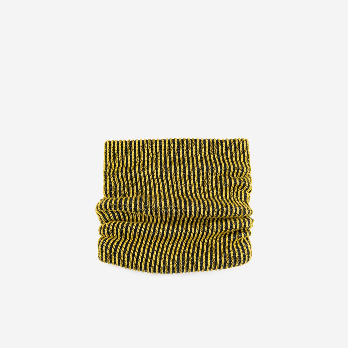 Two Tone Colorful Simple Rib Knit Snood Gaiter Neckwarmer Stretchy Holiday Gift