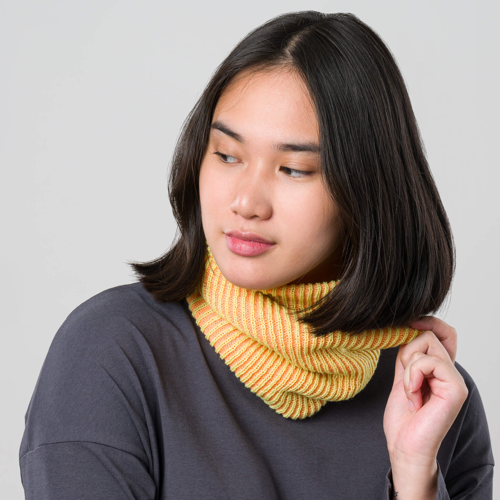 Verloop Knits New Colors Simple Knit Snood Two Tone Stretch Cozy Neckwarmer - Mens, Womens - Pink, Lime, Blue, Orange, Green Camel Poppy Verloop Knits New Colors Simple Knit Snood Two Tone Stretch Cozy Neckwarmer - Mens, Womens - Pink, Lime, Blue, Orange, Green Camel Poppy