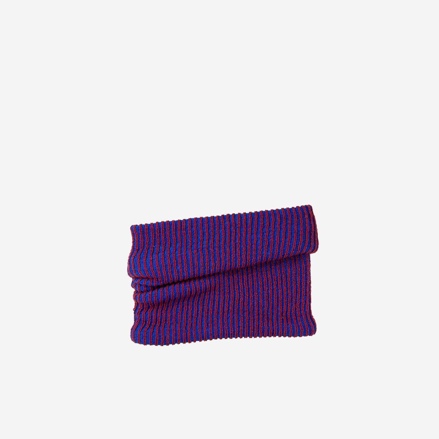 Two Tone Colorful Simple Rib Knit Snood Gaiter Neckwarmer Stretchy Holiday Gift