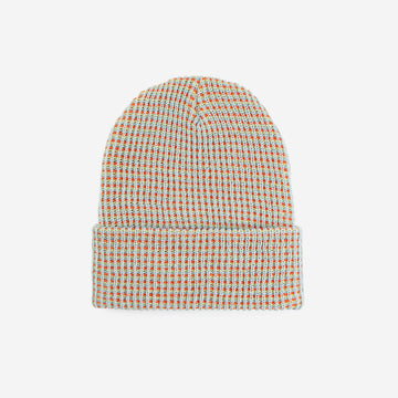Stone Blue | Simple Grid Hat Beanie Perfect Fit Stretch Unisex Bright Color