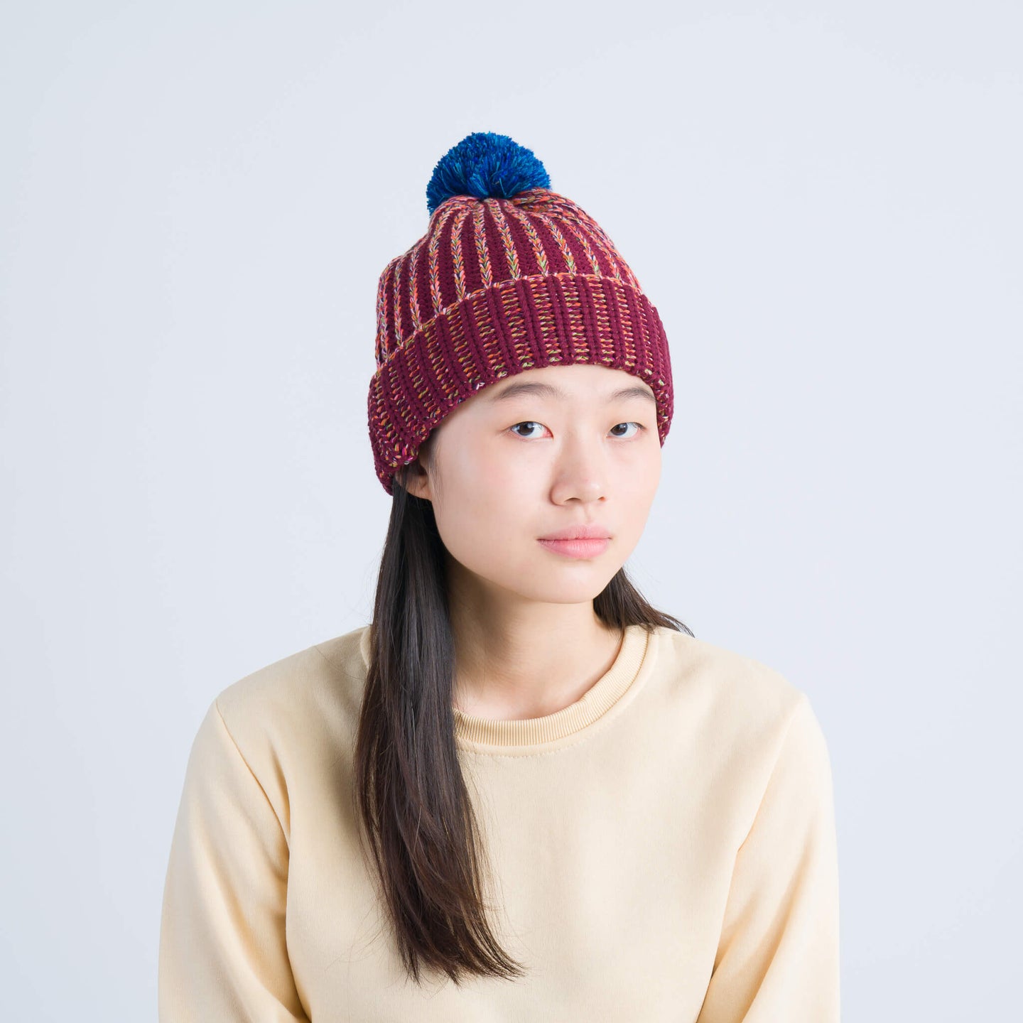 Super Mix Pom Beanie