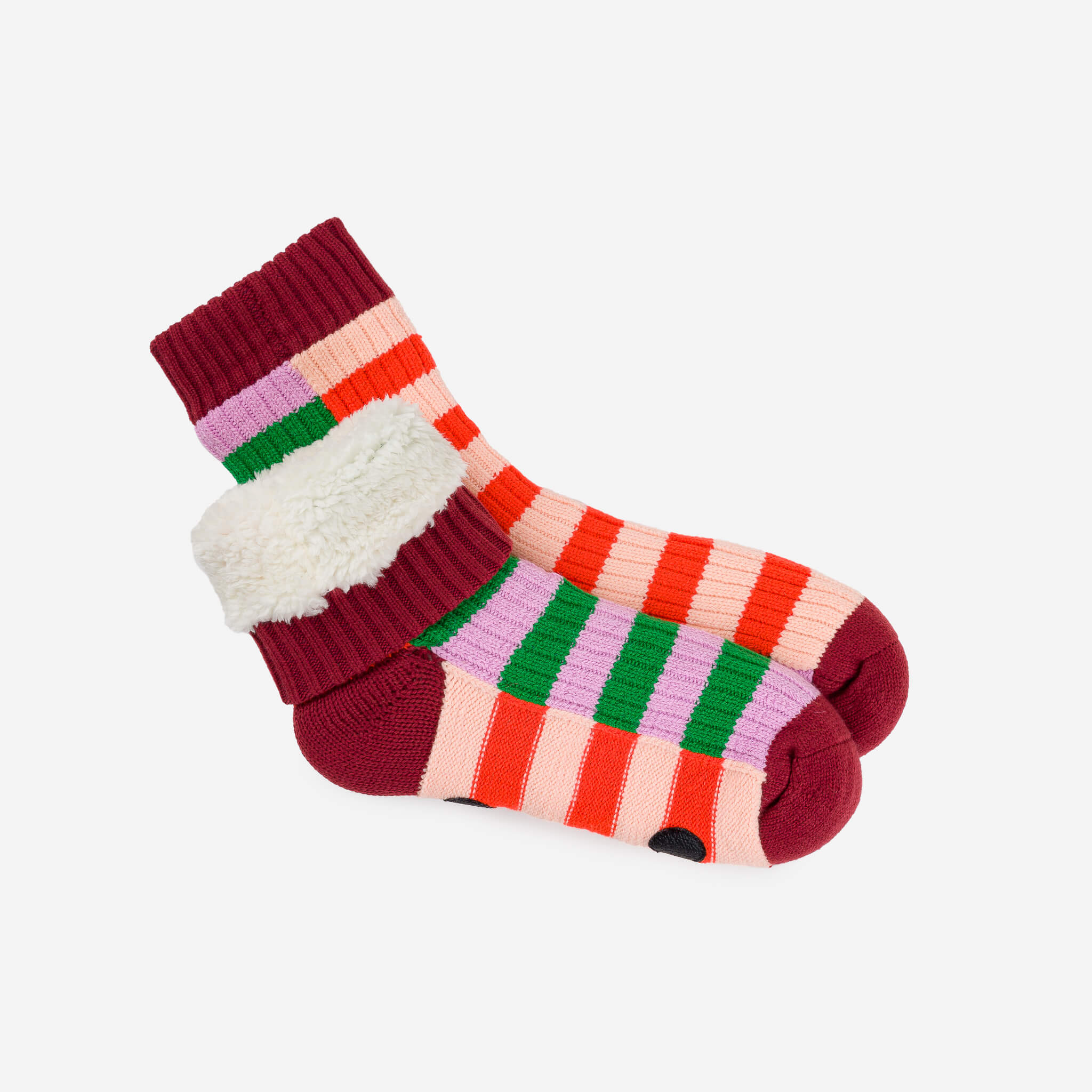 Red Stripe Socks: Cozy Kitchen Footwear