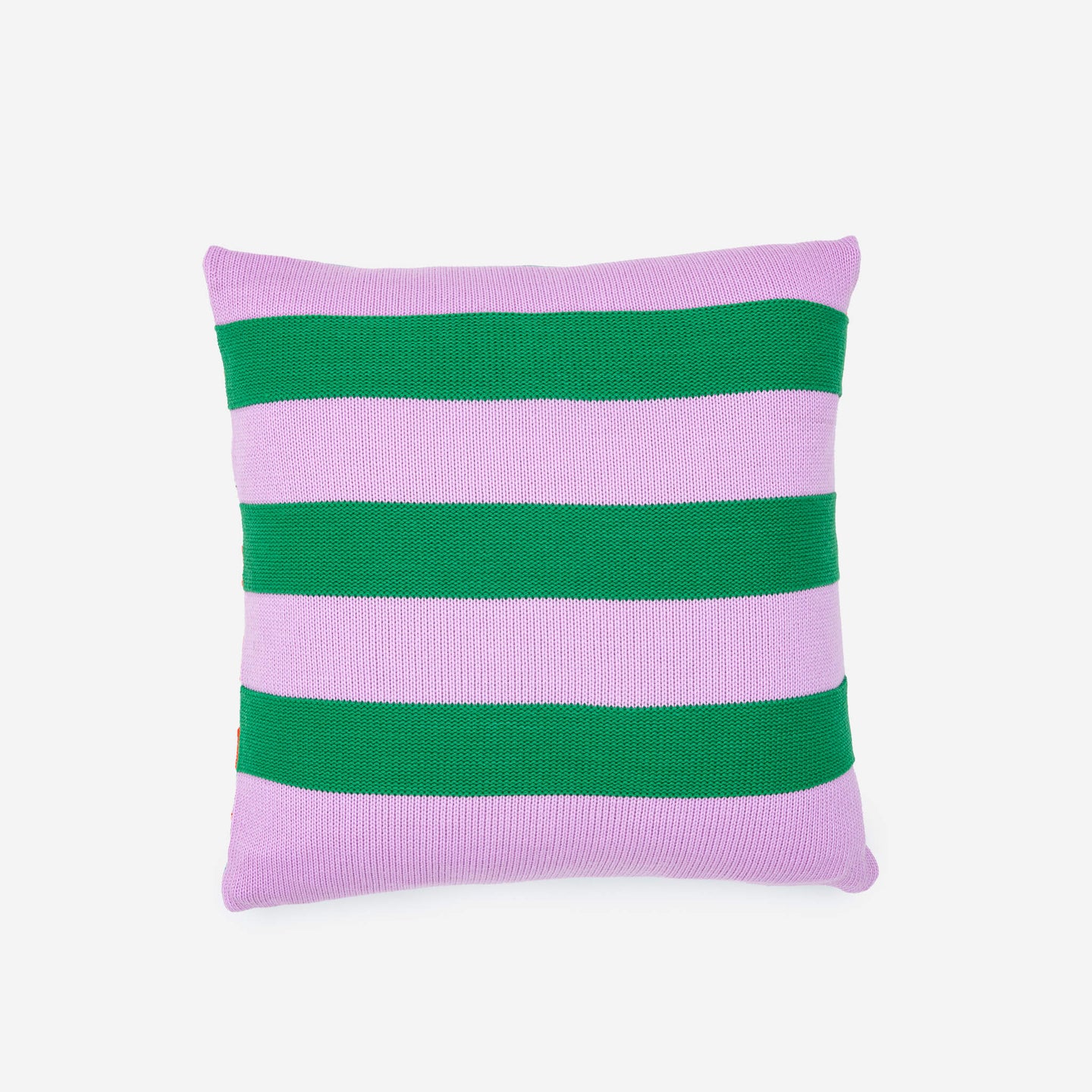 Super Stripe Raised Textured Pillow Cover Accent Colorful Green Purple Lilac