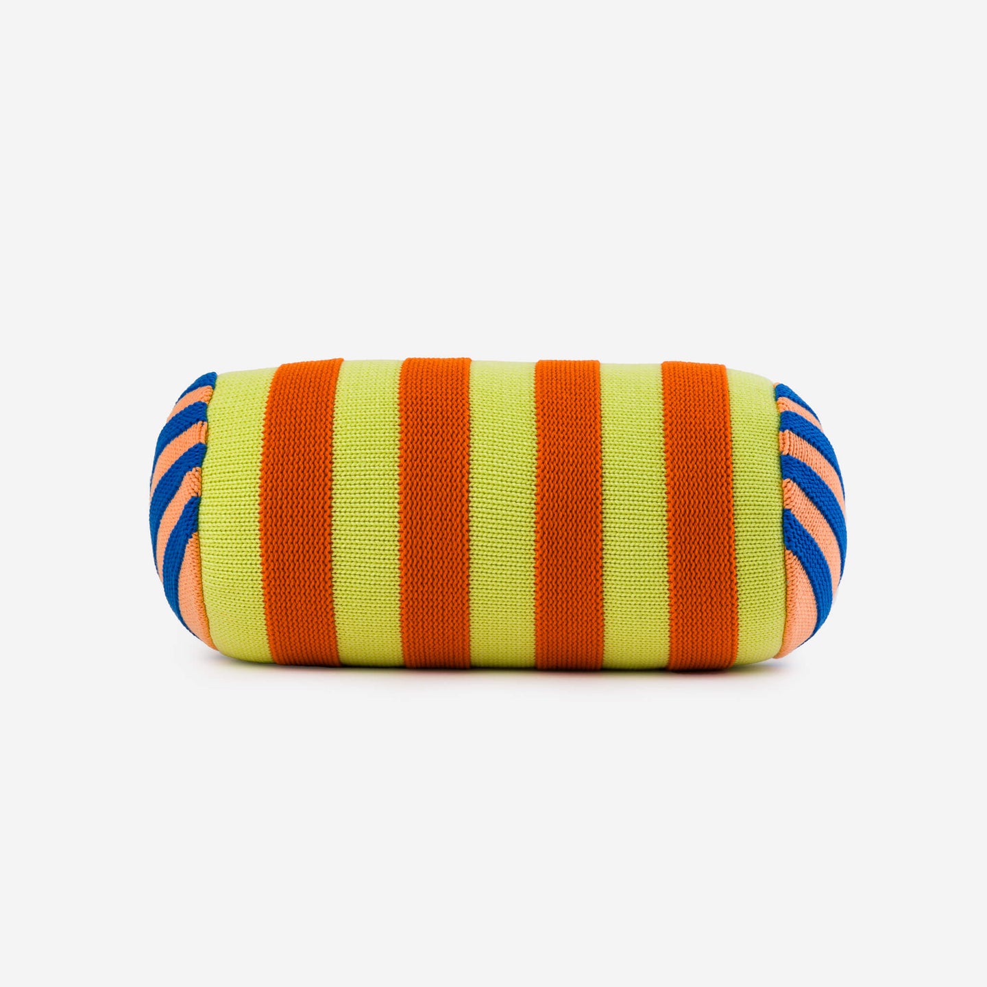 Super Stripe Knit Textured Stripes Bolster Pillow Accent