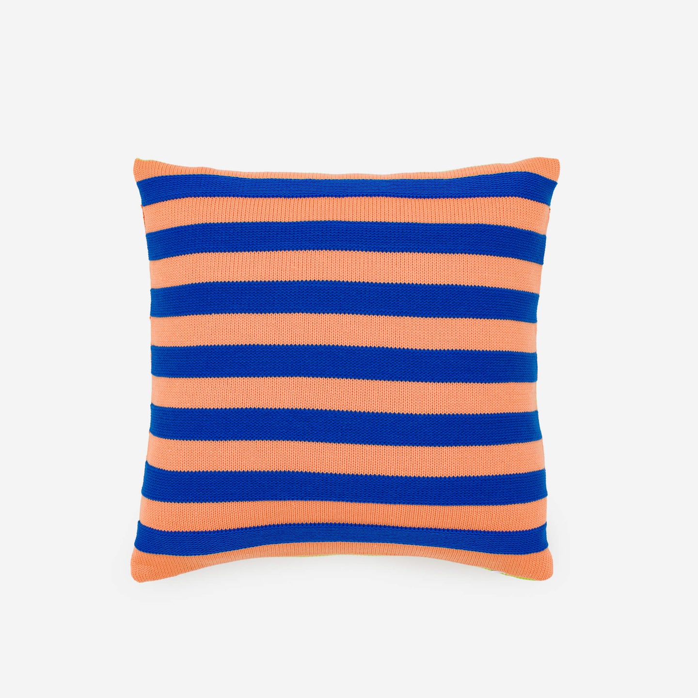 Super Stripe Raised Textured Pillow Cover Accent Colorful Yellow Blue