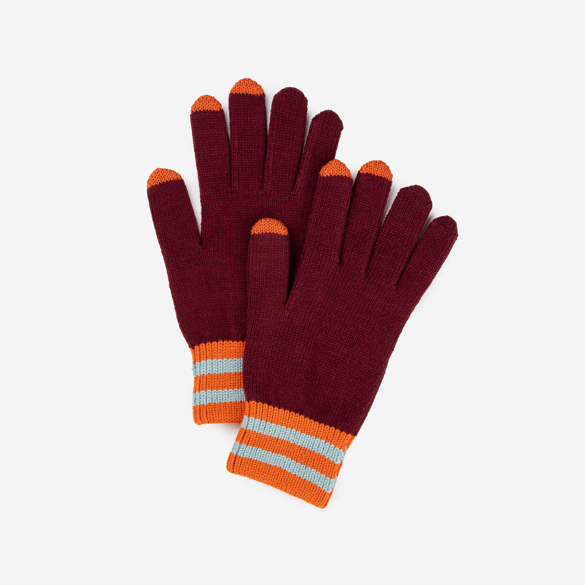 Knit Winter Touchscreen Gloves - Womens - Mens - Pink, Blue