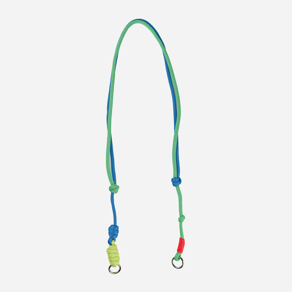 Lime Cobalt | Striped Colorblock Adjustable Strap Crossbody