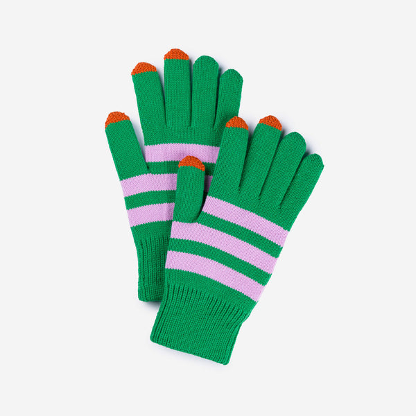 Kelly Lilac | Striped Touchscreen Gloves
Touchscreen One Size Glove Colorful Fingertips Striped Colorful Cute Gloves Holiday Gift