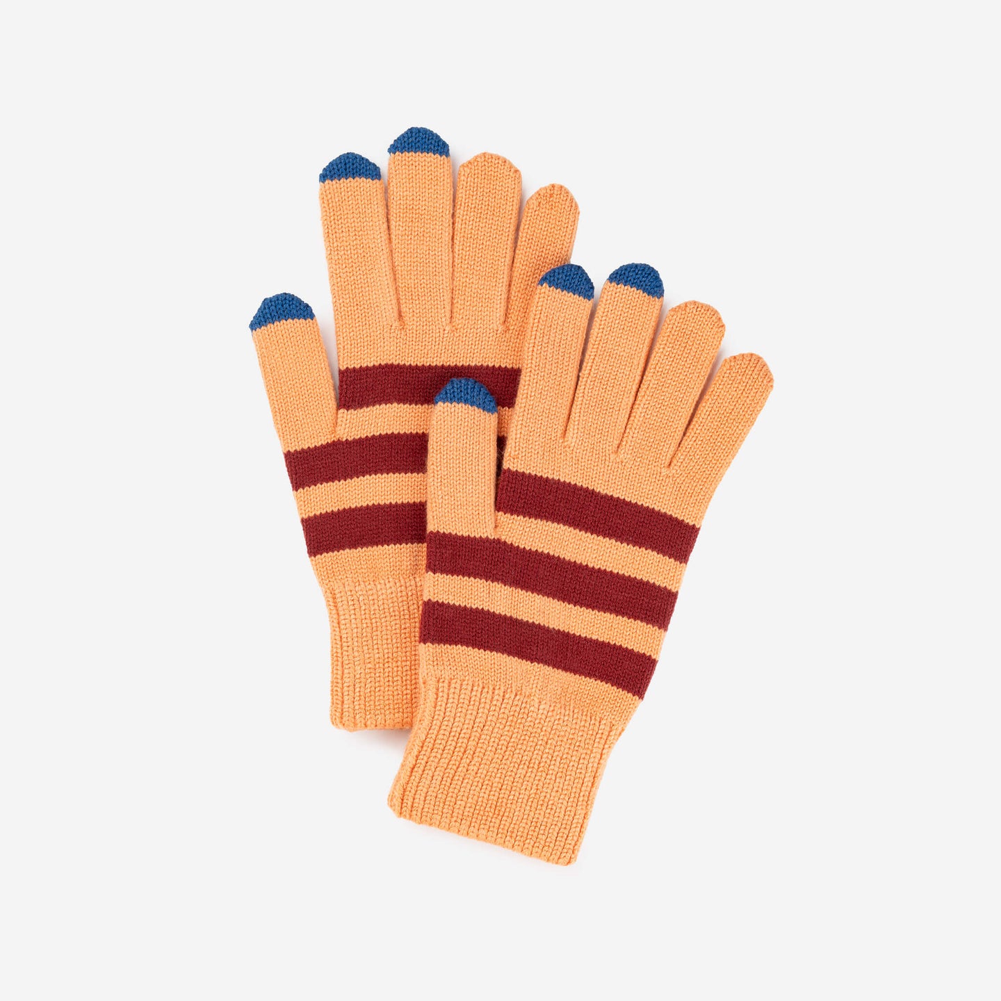 Striped Touchscreen Gloves